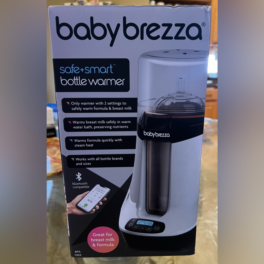 Baby Brezza Safe+Smart Bottle Warmer — White